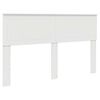 vidaXL Bed Frame with Headboard White 150 x 200 cm Engineered Wood