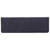 vidaXL Stair Mats 15 pcs 65x21x4 cm Dark Grey and Blue Rectangular Edge