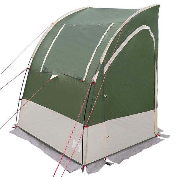 vidaXL Tent with Roof Other Green and Black 194 x 180 x 210 cm