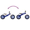 vidaXL Balance Bike for Children with Air Tyres Blue