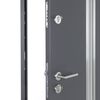 vidaXL Front Door Anthracite 110x207.5 cm Aluminium
