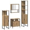 vidaXL Bathroom Furniture Set 4 pcs Artisan Oak Engineered Wood