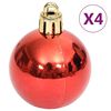 vidaXL 70 Piece Christmas Bauble Set Gold and Red