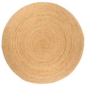 vidaXL Area Rug | Natural Jute Tone | Jute | 180 cm diameter | Durable