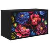 vidaXL Wall-mounted TV Cabinet KIEL 69 x 33 x 40 cm Black Oak