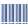 vidaXL Retractable Awning Manual Blue and White 450 x 300 cm