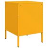 vidaXL Bedside Cabinets 2 pcs Mustard Yellow 36x39x50.5 cm Steel