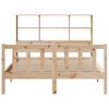 vidaXL Bookcase Bed without Mattress 120x190 cm Small Double Solid Wood Pine