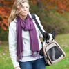 Kurgo Dog Travel Bag "Wander Carrier" Black. Orange and Sand