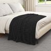 vidaXL Throw Blanket Black 150 x 130 cm Fleece