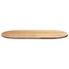 vidaXL Table Top 100x50x2 cm Solid Wood Oak Oval