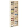 vidaXL Display Case Brown 21 x 4.5 x 59 cm Engineered wood