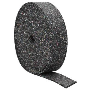 vidaXL Rubber Granulate Roll Black 2000 x 12 x 0.6 cm Rubber