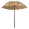 vidaXL Garden Parasol Natural 205 x 205 x 210 cm