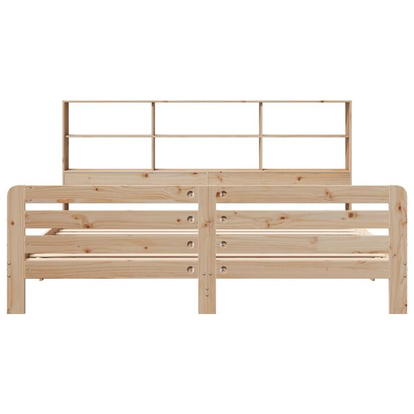 vidaXL Bed Frame without Mattress 200x200 cm Solid Wood Pine