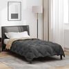 vidaXL Winter Duvet Anthracite and Taupe 220 x 135 cm Microfiber