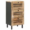 vidaXL Storage Cabinets Natural 40 x 33 x 75 cm Solid Mango Wood