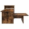 vidaXL Console Table Smoked Oak 80 x 50 x 225 cm Engineered Wood