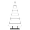vidaXL Metal Christmas Tree with Stand Black 210 cm Steel