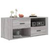 vidaXL TV Cabinet Grey Sonoma 100x35x40 cm Engineered Wood