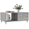 vidaXL Coffee Table Grey Sonoma 90x50x40 cm Engineered Wood