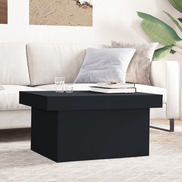 vidaXL Coffee Table Black 100x55x40 cm Engineered Wood