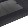 vidaXL Dog Bed Folding Manual Black 92 x 77 x 82.5 cm Steel
