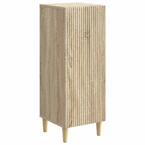 vidaXL Sideboard Sonoma Oak 33 x 34.5 x 90 cm Engineered Wood