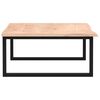 vidaXL Basin Shelf Wall Mounted Steel and Solid Wood Oak