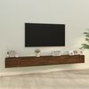 vidaXL 3 Piece TV Cabinet Set Brown Oak Engineered Wood
