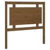 vidaXL Bed Headboard | Honey brown | Solid pine wood | Standard
