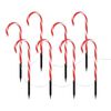 Ambiance Christmas Candy Cane Lights Set 8 Piece