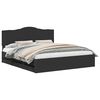 vidaXL Bed Frame with Drawer Black 180 x 200 cm Engineer Wood