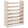 vidaXL Wine Rack 67,5x25x87 cm Solid Wood Pine