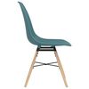 vidaXL Dining Chairs 4 pcs Turquoise PP