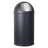 Practo Home Waste Bin Retro 50 L Matt Black