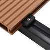 vidaXL WPC Decking Boards with Accessories 26 m&sup2; 2.2 m Brown