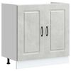 vidaXL Sink Base Cabinet "Kalmar" Concrete Grey 80x46x81.5 cm