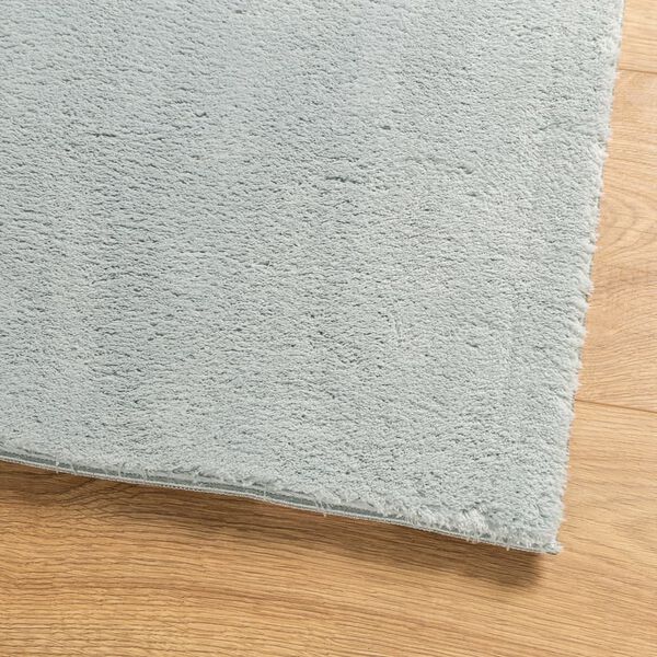 vidaXL Rug HUARTE Short Pile Soft and Washable Blue 160x160 cm