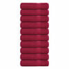 vidaXL Shower Towels FROGN 10 pcs Bordeaux 70 x 140 cm 360 100% Cotton