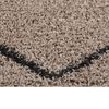 vidaXL Shaggy Rug High Pile Beige and Anthracite 120x170 cm