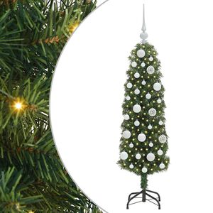 vidaXL Artificial Christmas Tree with 150 LEDs with Stand Green 120 cm