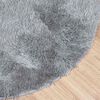 vidaXL Shaggy Rug High Pile NAVARRA Light Grey 120x120 cm Polyester