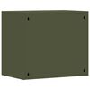 vidaXL Wall Cabinet for Garage with Gas-lift Door Olive green