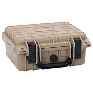 vidaXL Hard Luggage Case with Storage Sand 27 x 24.5 x 12.5 cm