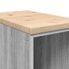 vidaXL Garage Storage Cabinet Grey Sonoma 30x51x85 cm Solid Wood Pine