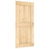 vidaXL Sliding Door with Hardware Set 95x210 cm Solid Wood Pine