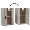 vidaXL 3 Piece TV Cabinet Set Concrete Grey Engineered Wood