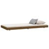 vidaXL Bed Frame without Mattress Honey Brown 90x190 cm Single Solid Wood Pine