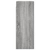 vidaXL Wall Mounted Cabinet Grey Sonoma 69.5x34x90 cm